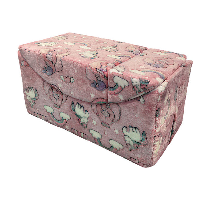 Contemporary Creative Rectangular Kids Sofa: Freely Combinable Compressible - Backrest Lounge Chair For Living Room