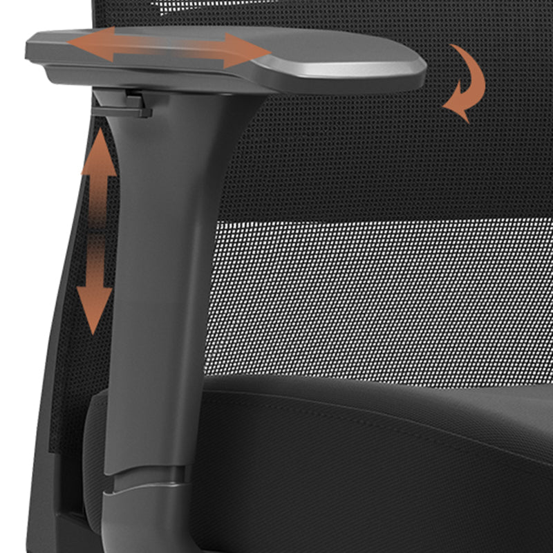 Modern Minimalist Ergonomic Desk Chair - High-Back Mesh Gaming Chair: Adjustable Headrest And Armrest For Home Office