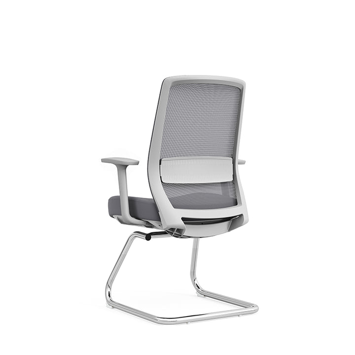 كرسي زائر تنفيذي عصري بسيط - كرسي استقبال مكتبي شبكي: كرسي مكتب مريح وقابل للتهوية لمكتب المنزل 