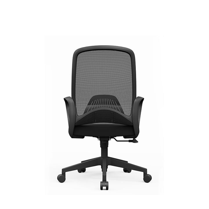 Modern Minimalist Mid-Back Desk Chair: Ergonomic Gaming Chair - Breathable Mesh Height-Adjustable Swivel Chair For Home Office