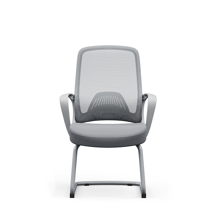 Modern Minimalist Executive Reception Chair: Breathable Mesh Gaming Chair - Ergonomic Swivel Desk Chair For Home Office