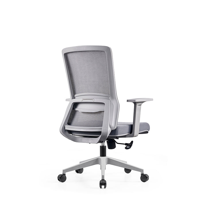 Modern Minimalist Mid-Back Mesh Desk Chair: Ergonomic Design - Swivel Height-Adjustable Gaming Chair For Home Office
