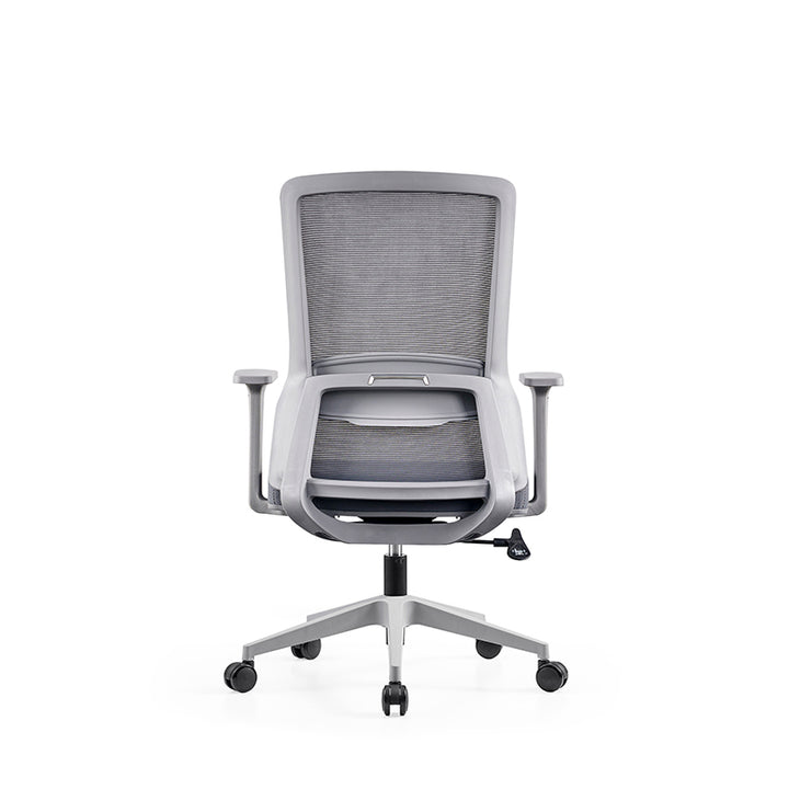 Modern Minimalist Mid-Back Mesh Desk Chair: Ergonomic Design - Swivel Height-Adjustable Gaming Chair For Home Office
