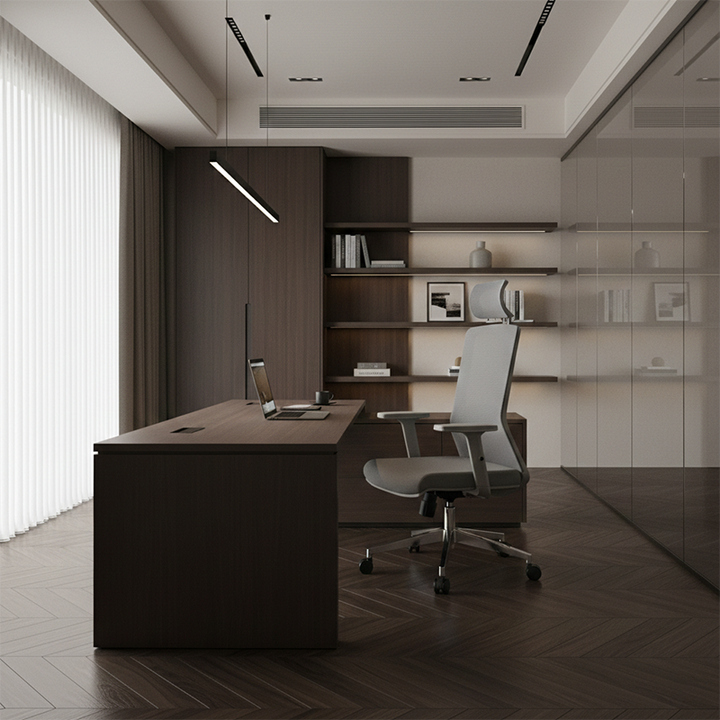 Modern Minimalist High-Back Mesh Desk Chair: Adjustable Headrest With Coat Rack - Ergonomic Swivel Gaming Chair For Home Office