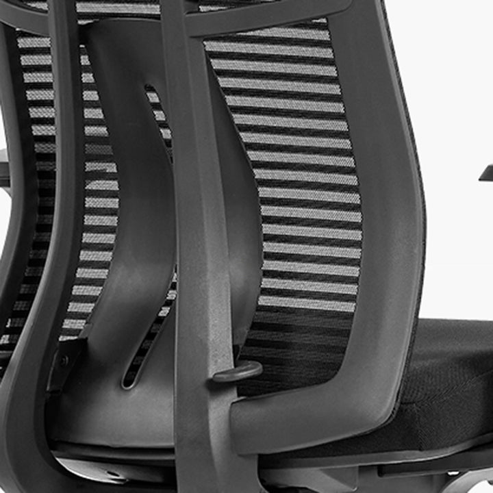 Moderner minimalistischer Schreibtischstuhl mit hoher Rückenlehne aus Mesh: quadratisch-konischer Fuß aus Aluminiumlegierung – ergonomischer drehbarer Gaming-Stuhl fürs Homeoffice 