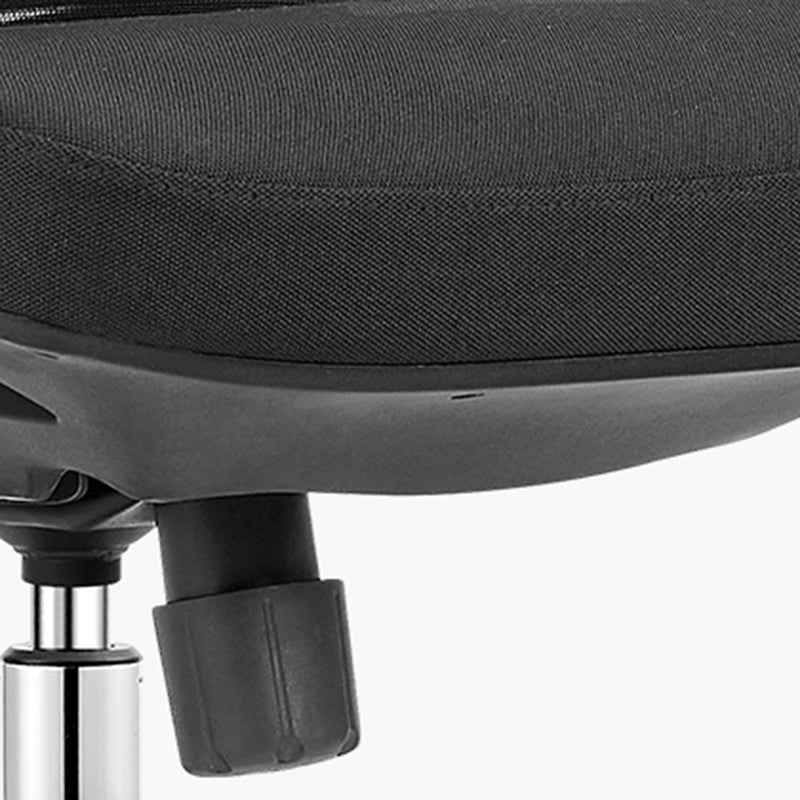 Moderner minimalistischer Schreibtischstuhl mit hoher Rückenlehne aus Mesh: quadratisch-konischer Fuß aus Aluminiumlegierung – ergonomischer drehbarer Gaming-Stuhl fürs Homeoffice 