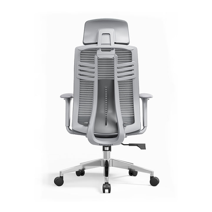 Moderner minimalistischer ergonomischer Schreibtischstuhl mit hoher Rückenlehne: 4D-Armlehnen - Gaming-Stuhl mit verstellbarer Lendenwirbelstütze fürs Homeoffice 