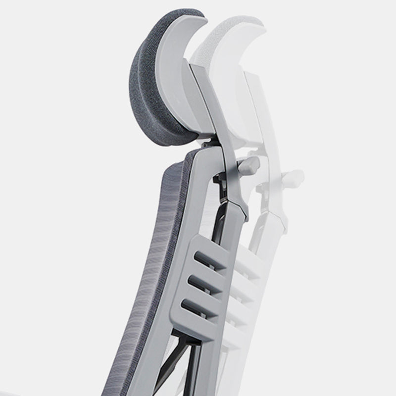 Moderner minimalistischer ergonomischer Schreibtischstuhl mit hoher Rückenlehne: 4D-Armlehnen - Gaming-Stuhl mit verstellbarer Lendenwirbelstütze fürs Homeoffice 