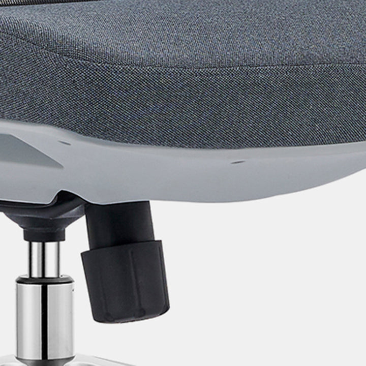 Moderner minimalistischer ergonomischer Schreibtischstuhl mit hoher Rückenlehne: 4D-Armlehnen - Gaming-Stuhl mit verstellbarer Lendenwirbelstütze fürs Homeoffice 