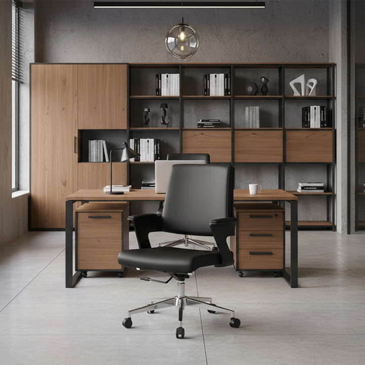 Modern Minimalist Mid-Back Desk Chair: Highly Resilient Comfortable Seat - Ergonomic Office Chair For Home Office