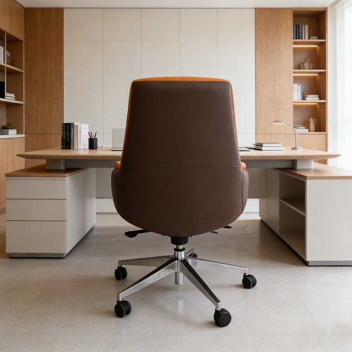 Modern Minimalist Mid-Back Office Chair: Ergonomic Design - Silent-Castor Desk Chair For Home Office