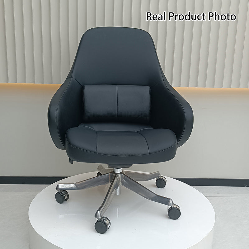High-End Ergonomic Desk Chair: High-Back Executive Chair - Adjustable Swivel Office Chair For Home Office