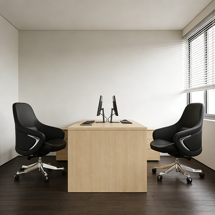 High-End Ergonomic Desk Chair: High-Back Executive Chair - Adjustable Swivel Office Chair For Home Office