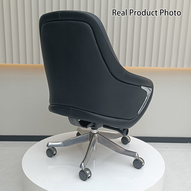 High-End Ergonomic Desk Chair: High-Back Executive Chair - Adjustable Swivel Office Chair For Home Office