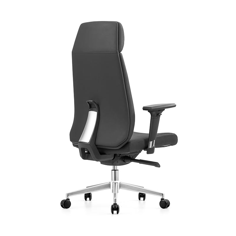 Modern Minimalist High-Back Executive Chair: Ergonomic Office Chair - Height-Adjustable Multifunctional Desk Chair For Home Office