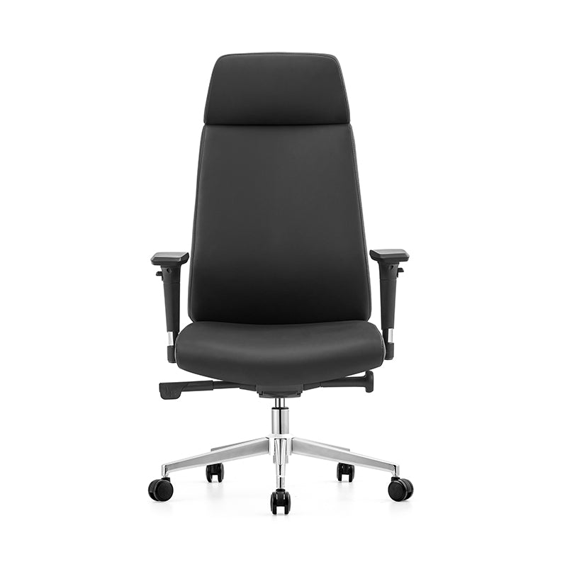 Modern Minimalist High-Back Executive Chair: Ergonomic Office Chair - Height-Adjustable Multifunctional Desk Chair For Home Office