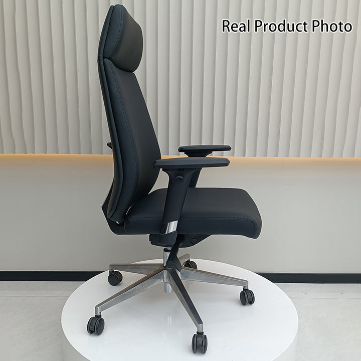 Modern Minimalist High-Back Executive Chair: Ergonomic Office Chair - Height-Adjustable Multifunctional Desk Chair For Home Office