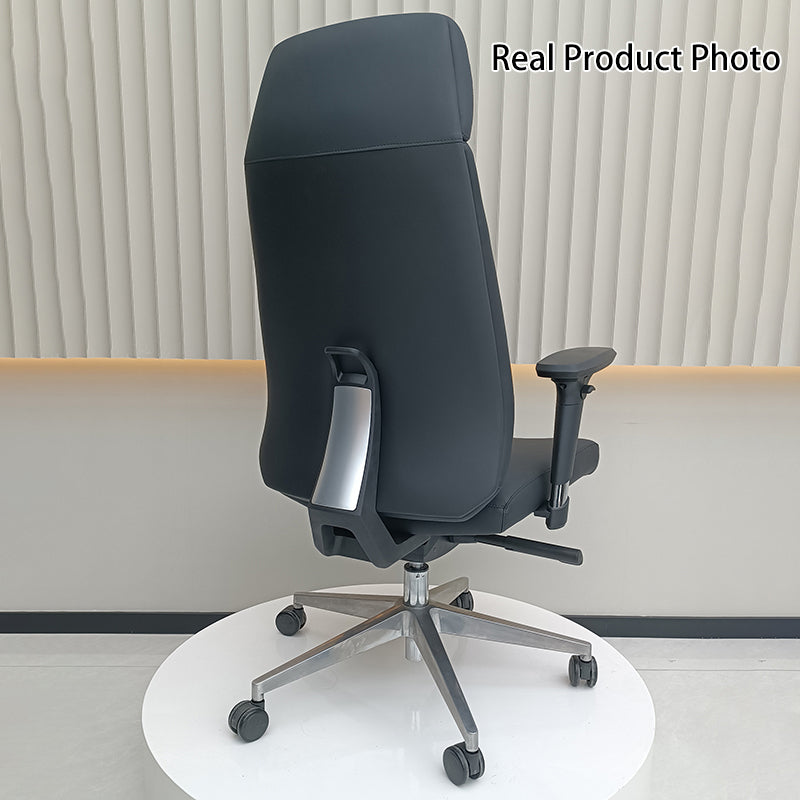 Modern Minimalist High-Back Executive Chair: Ergonomic Office Chair - Height-Adjustable Multifunctional Desk Chair For Home Office
