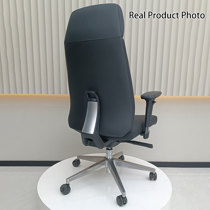 Modern Minimalist High-Back Executive Chair: Ergonomic Office Chair - Height-Adjustable Multifunctional Desk Chair For Home Office