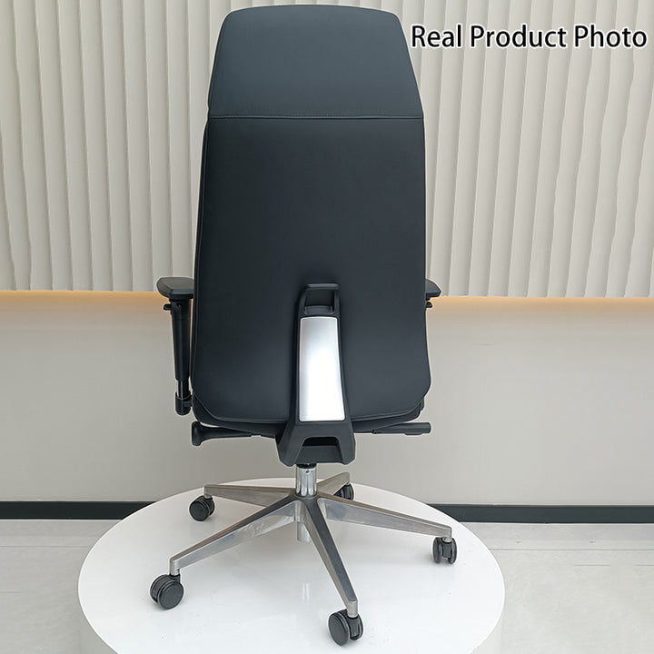 Modern Minimalist High-Back Executive Chair: Ergonomic Office Chair - Height-Adjustable Multifunctional Desk Chair For Home Office