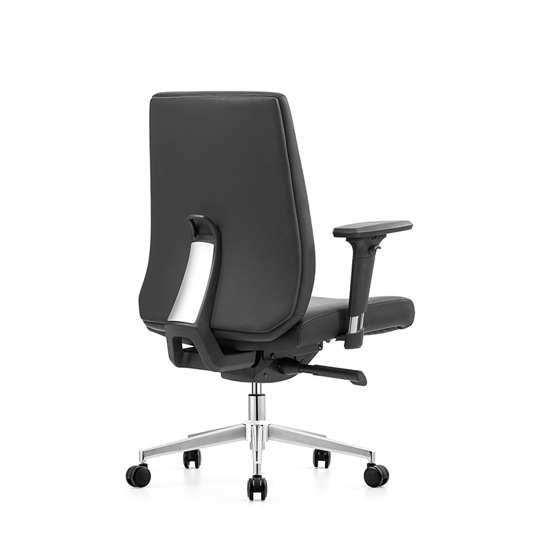 Modern Minimalist Office Chair: Mid-Back Design Work Chair - Ergonomic Comfort Desk Chair For Home Office