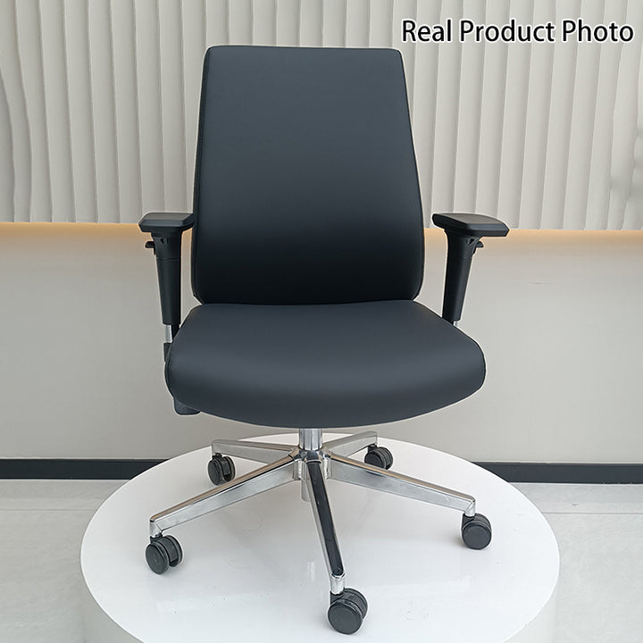 Modern Minimalist Office Chair: Mid-Back Design Work Chair - Ergonomic Comfort Desk Chair For Home Office