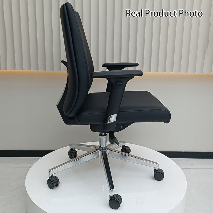 Modern Minimalist Office Chair: Mid-Back Design Work Chair - Ergonomic Comfort Desk Chair For Home Office