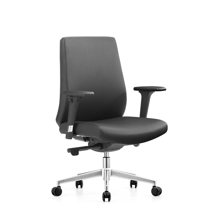 Modern Minimalist Office Chair: Mid-Back Design Work Chair - Ergonomic Comfort Desk Chair For Home Office