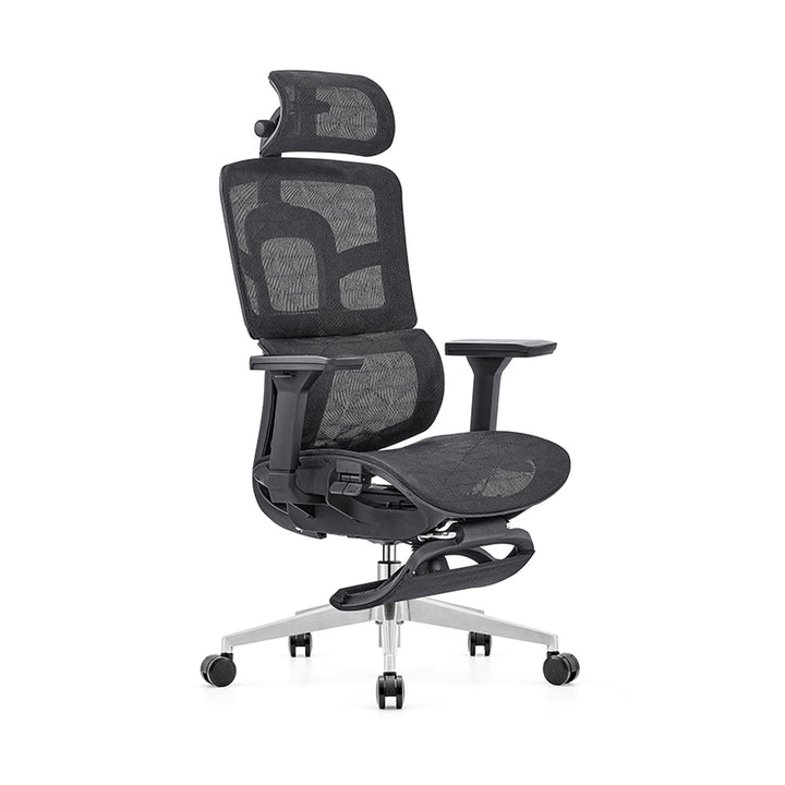 Modern Minimalist High-Back Desk Chair: Ergonomic Mesh Chair - 3D Armrest Height-Adjustable Gaming Office Chair For Home Office