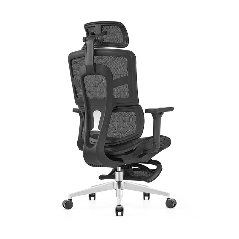 Modern Minimalist High-Back Desk Chair: Ergonomic Mesh Chair - 3D Armrest Height-Adjustable Gaming Office Chair For Home Office
