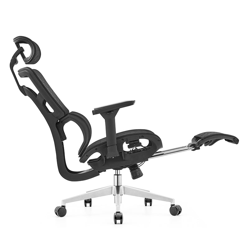Modern Minimalist High-Back Desk Chair: Ergonomic Mesh Chair - 3D Armrest Height-Adjustable Gaming Office Chair For Home Office