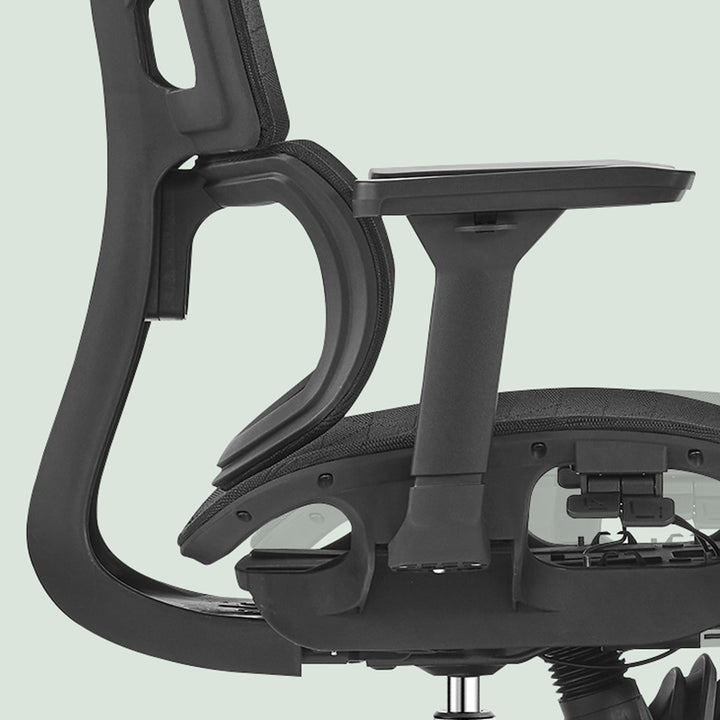 Modern Minimalist High-Back Desk Chair: Ergonomic Mesh Chair - 3D Armrest Height-Adjustable Gaming Office Chair For Home Office