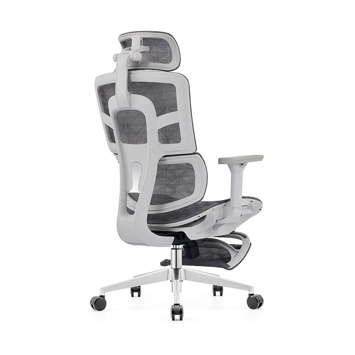 Modern Minimalist High-Back Executive Office Chair: Ergonomic Mesh Chair - Height-Adjustable Desk Chair For Home Office