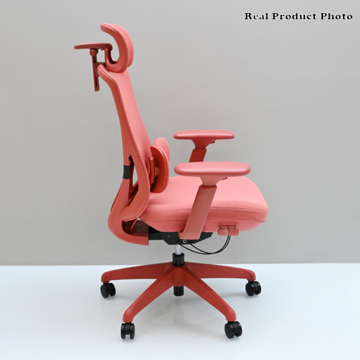Modern Minimalist High-Back Desk Chair: 4D Headrest &amp; Dynamic Lumbar Support - Ergonomic Gaming Chair For Home Office
