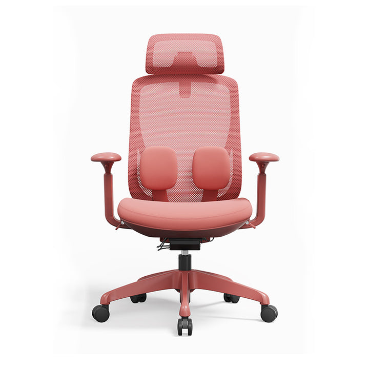 Modern Minimalist High-Back Desk Chair: 4D Headrest &amp; Dynamic Lumbar Support - Ergonomic Gaming Chair For Home Office