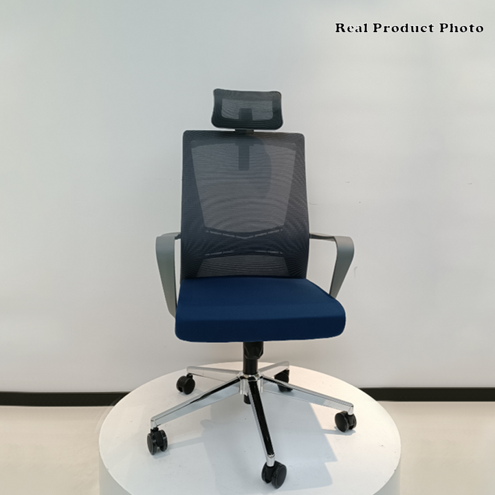Modern Minimalist Ergonomic Office Chair: Height-Adjustable High-Back Desk Chair For Home Office