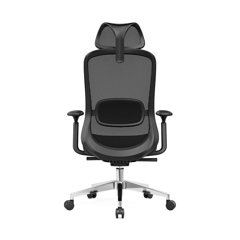 Modern Minimalist Executive High-Back Office Chair: 4D Adjustable Armrests &amp; Headrest - Ergonomic Desk Chair For Home Office