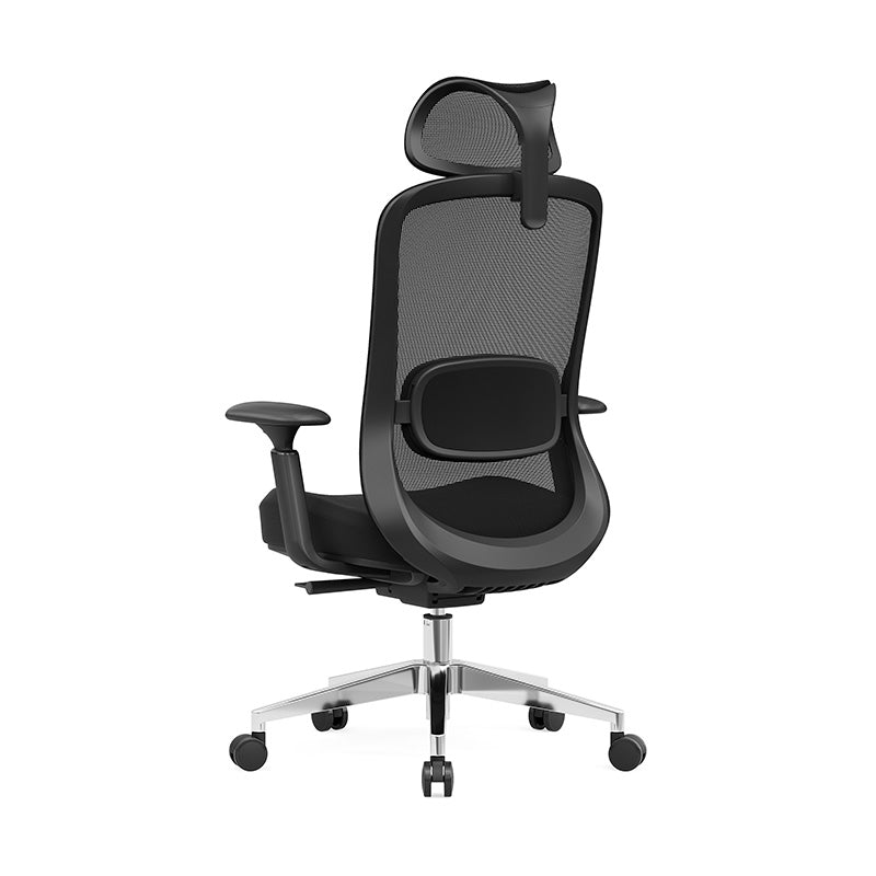 Modern Minimalist Executive High-Back Office Chair: 4D Adjustable Armrests &amp; Headrest - Ergonomic Desk Chair For Home Office