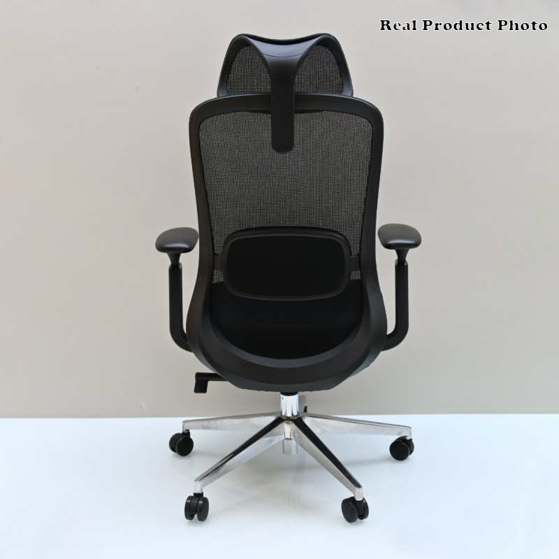 Modern Minimalist Executive High-Back Office Chair: 4D Adjustable Armrests &amp; Headrest - Ergonomic Desk Chair For Home Office