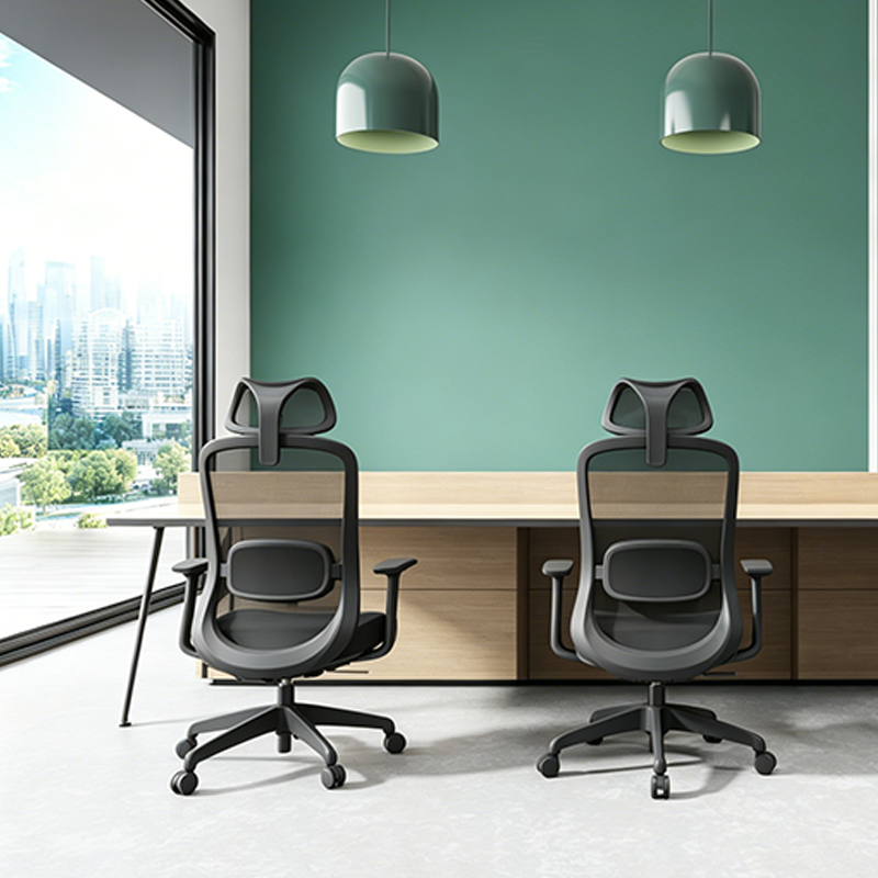Modern Minimalist Ergonomic High-Back Office Chair: Height-Adjustable - Breathable Mesh Fabric Desk Chair For Home Office