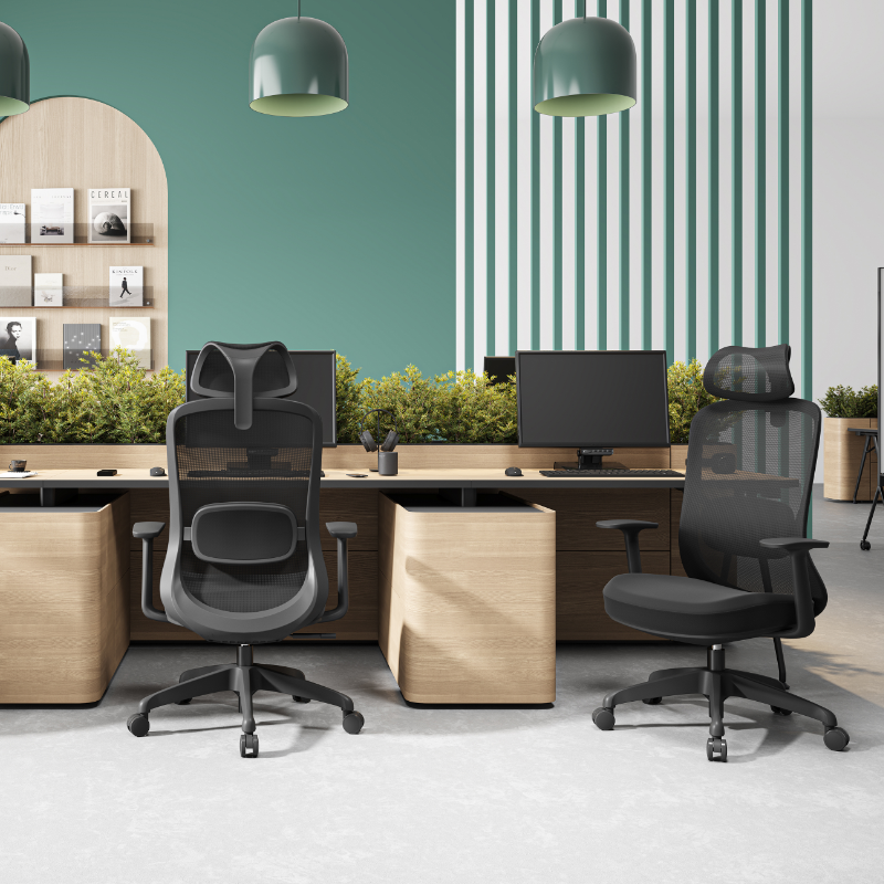 Modern Minimalist Ergonomic High-Back Office Chair: Height-Adjustable - Breathable Mesh Fabric Desk Chair For Home Office