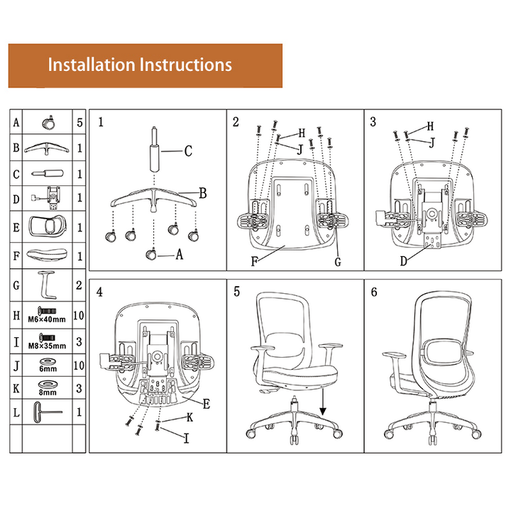 Modern Minimalist Mid-Back Desk Chair: Lumbar Support Design - Ergonomic Office Chair For Home Office