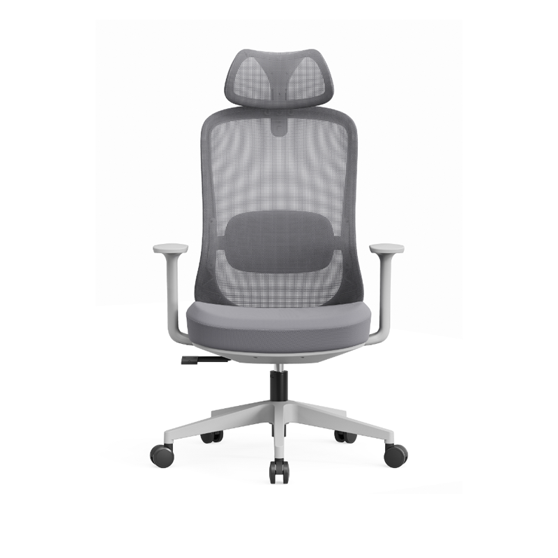 Modern Minimalist Desk Chair: High-Back Breathable Mesh Chair - Ergonomic Lumbar Support Office Chair For Home Office