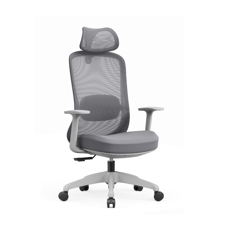 Modern Minimalist Desk Chair: High-Back Breathable Mesh Chair - Ergonomic Lumbar Support Office Chair For Home Office