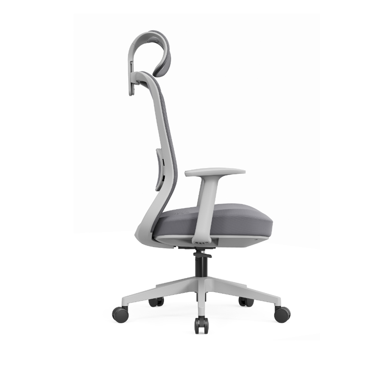 Modern Minimalist Desk Chair: High-Back Breathable Mesh Chair - Ergonomic Lumbar Support Office Chair For Home Office
