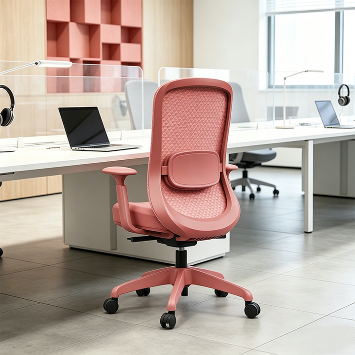 Modern Minimalist Ergonomic Office Chair: Breathable Mesh Height-Adjustable High-Back Desk Chair For Home Office
