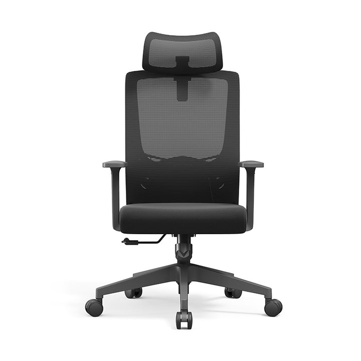 Moderner minimalistischer Bürostuhl mit hoher Rückenlehne: Atmungsaktives Mesh - Ergonomischer Schreibtischstuhl fürs Homeoffice 