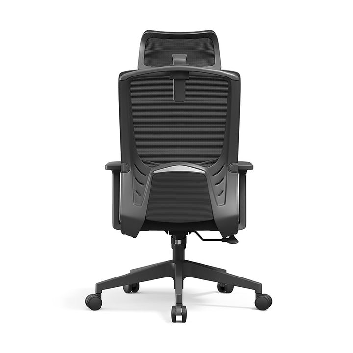 Moderner minimalistischer Bürostuhl mit hoher Rückenlehne: Atmungsaktives Mesh - Ergonomischer Schreibtischstuhl fürs Homeoffice 