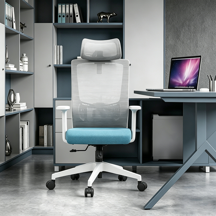Modern Minimalist Ergonomic Desk Chair: High-Back Gaming Chair - Breathable Mesh Office Chair For Home Office