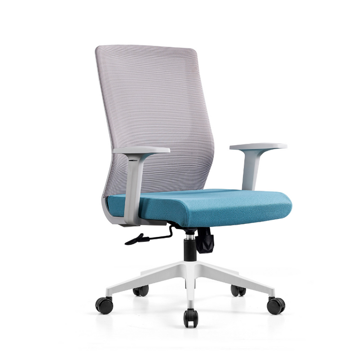 Modern Minimalist Mid-Back Desk Chair: Nordic-Style Ergonomic Office Chair For Home Office